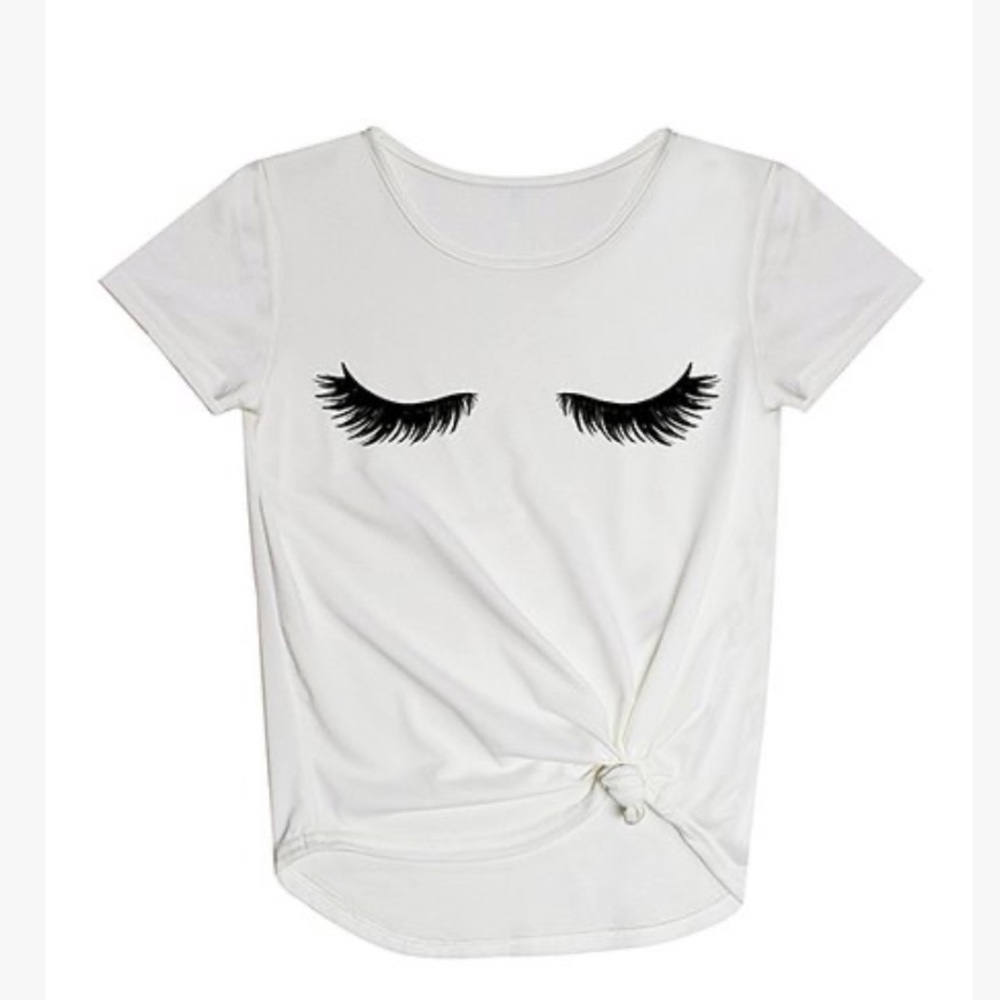 Monday’s Child white eyelashes Front-knot top. Girls Size 7 NWT - Picture 3 of 10